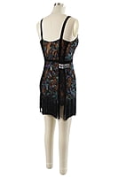Gorgeous Black Velvet and Lace Costume