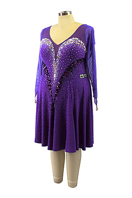 Stunning Purple Rhythm Dress
