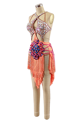 Stunning Orange Rhythm Dress