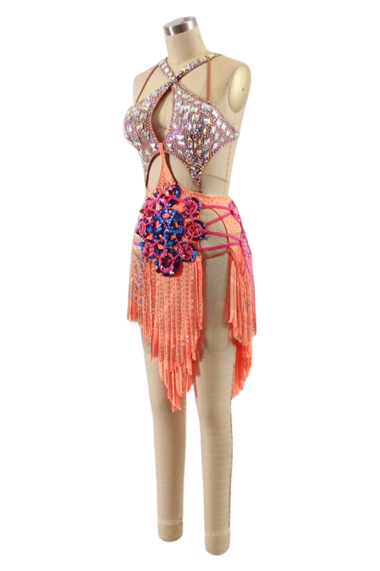 Stunning Orange Rhythm Dress Stunning Orange Rhythm Dress