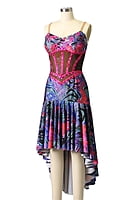 Fantastic Printed Latin Dance Dress Fantastic Printed Latin Dance Dress