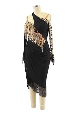 Elegant Black Rhythm Dress