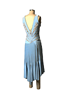 Icy Blue Latin Costume Icy Blue Latin Costume