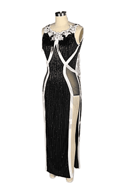 Gorgeous Black Latin dress