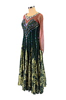 Elegant Green Smooth Dress