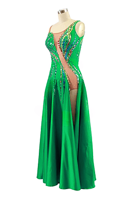 Gorgeous Green Smooth Dress