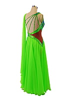 Captivating Emerald Green Smooth Dress