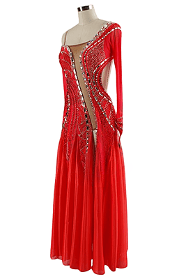 Bright Red Smooth Costume.