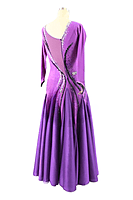 Gorgeous Purple Smooth Dress
