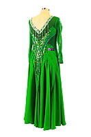 Elegant Green Smooth Dress Elegant Green Smooth Dress