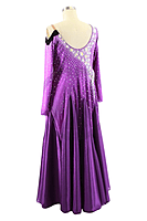 Captivating Purple Smooth Dress Captivating Purple Smooth Dress
