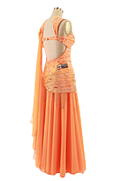 Vibrant Orange Smooth Dress Vibrant Orange Smooth Dress