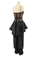 Black Smooth Pants Suit