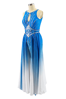 Dazzling Blue Smooth Dress
