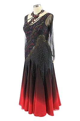 Black-and-Red Ombre