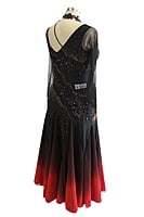 Black-and-Red Ombre