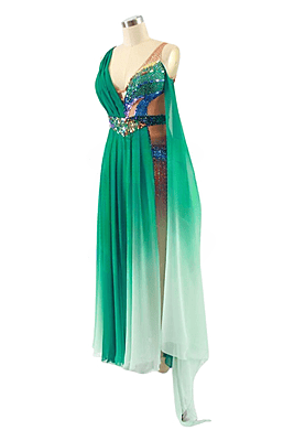 Gorgeous Green Smooth Dress