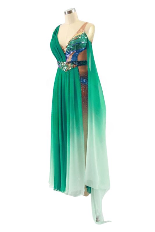 Gorgeous Green Smooth Dress