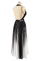 Black and White Ombre Dress