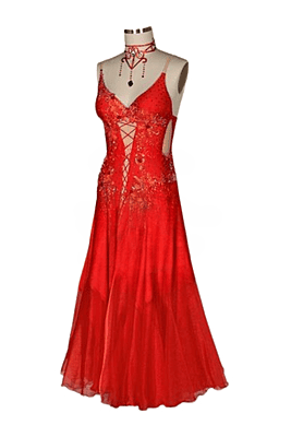 Hot Red Standard Dress