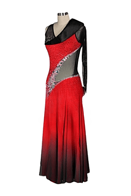 Stunning Red Smooth Dress