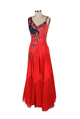 Elegant Red Smooth dress