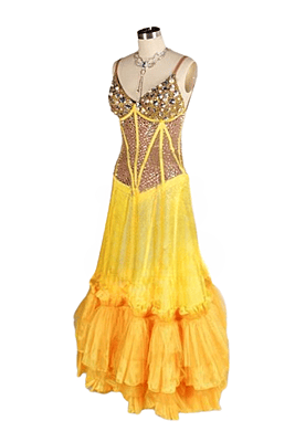 Stunning Golden Yellow Gown
